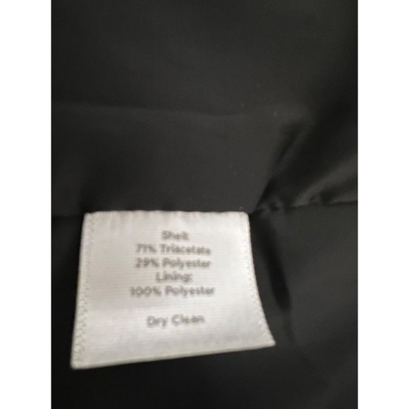 Talbots Sheath Dress 16 Black Crepe Sleeveless Career Church New $159 - Picture 10 of 11